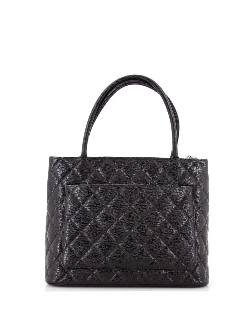 Chanel Medallion Tote Quilted Caviar #262248C25B
